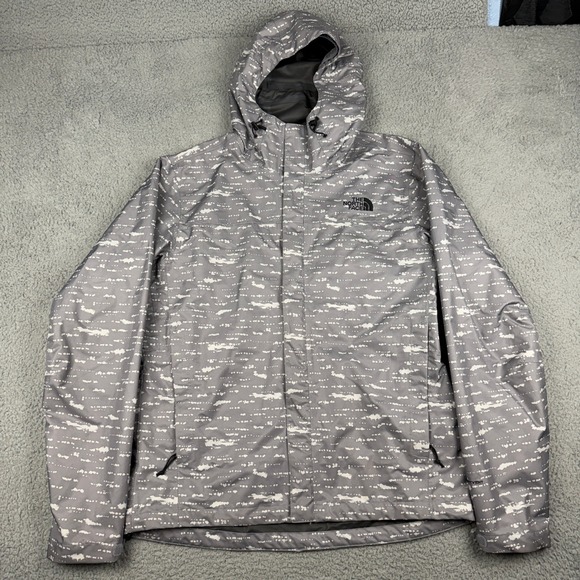 The North Face Other - The North Face Venture JAcket Mens Medium DryVent Hooded White Gray